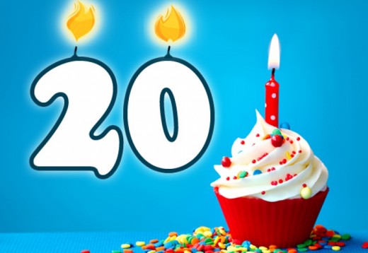 Verjaardag 20 jaar