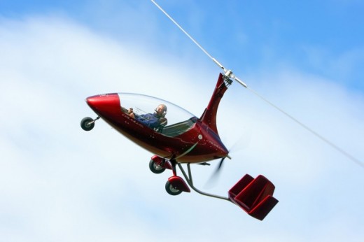 Tragschrauber fliegen im Raum Oldenburg