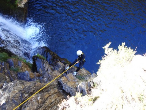 Canyoning no Rio Frades Superior