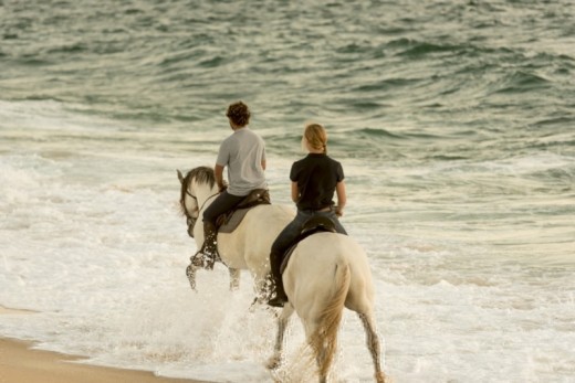 Balade à cheval en bord de mer à Setúbal pour 2