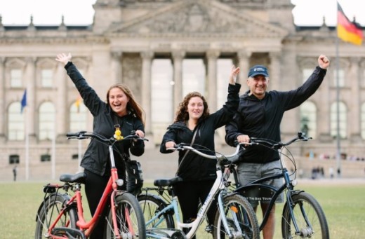 Fietstocht door Berlijn voor twee