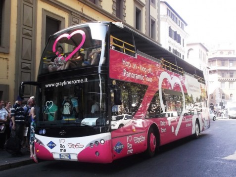 Rome bus tour kids (24 uur)