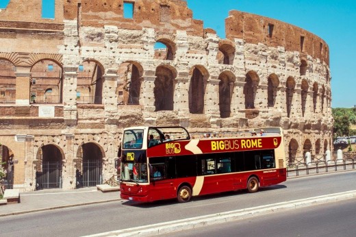 Hop-on hop-off Big Bus Rome tickets with free walking tours