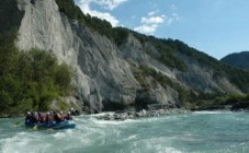 Wildwaterraften in Zwitserland