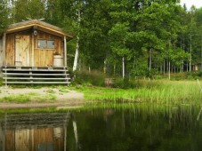 Romantische overnachting in de natuur voor twee in Zweden