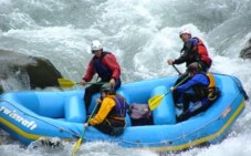 Wildwaterraften in Zwitserland