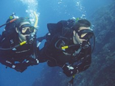 Outdoor scuba diving