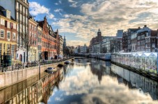 Amsterdam open boat tour