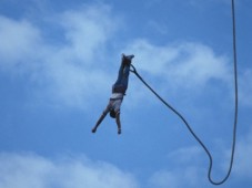 192m Europa Bridge Bungee Jump in Austria