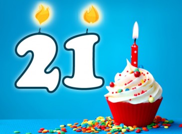 Verjaardag 21 jaar